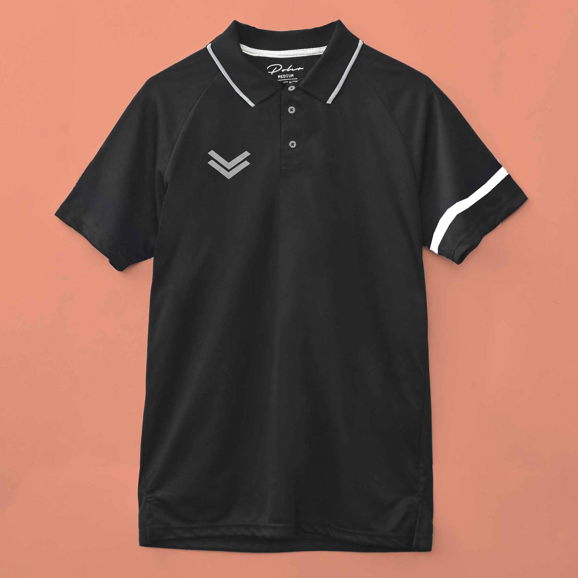 Poler Men's Double Arrow Printed Activewear Polo Shirt Men's Polo Shirt IBT 