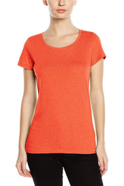 Women's Short Sleeve Round Neck Minor Fault Tee Shirt
