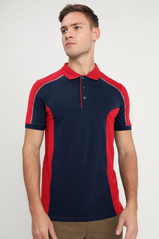 Navy & Red