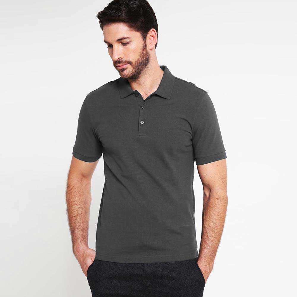 Men's Soft & Comfortable Short Sleeve Minor Fault Polo Shirt Minor Fault Image Graphite XS 