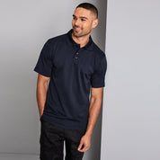 SJ Classic Short Sleeve Polo Shirt Men's Polo Shirt Image Navy XXS 