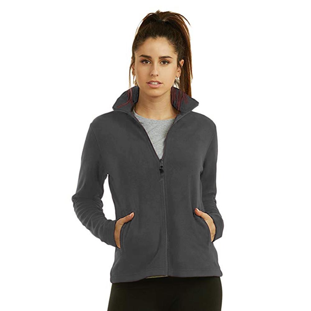 DC Women's Minor Fault Elegant Style Polar Fleece Jacket Minor Fault Image Graphite S 