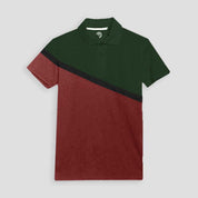 Poler Men's Cincinnati Contrast Panel Polo Shirt Men's Polo Shirt IBT 