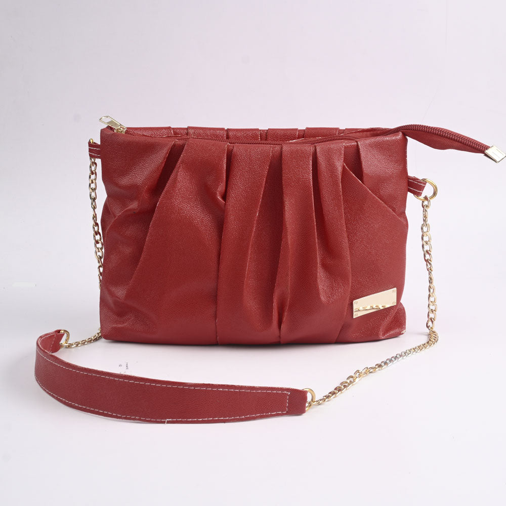 Women's Premium Nijmegen Stylish PU Leather Shoulder/Hand Bag bag SNAN Traders Red 