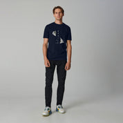 Polo Republica Men's Apollo Printed Short Sleeve Tee Shirt Men's Tee Shirt Polo Republica Dark Navy S 