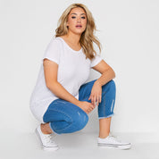 Jenny Women's High Rise Elasticated Waist Pull On Jeggings Women's Jeggings Minhas Garments 
