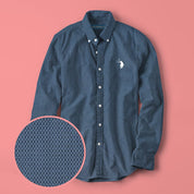 Polo Republica Men's Brandeta Minor Fault Casual Shirt Minor Fault Polo Republica Navy Blue S 