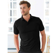 AQA Blomo Minor Fault Short Sleeve Polo Shirt Minor Fault Image Black M 