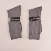 Polo Republica Kid's Enviable Pack of Two Crew Socks Socks RKI Graphite EUR 26-28 