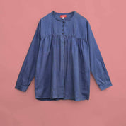 Artesanos Odense Girl's Long Sleeves Minor Fault Frill Frock Minor Fault YBA Blue 1 Years 