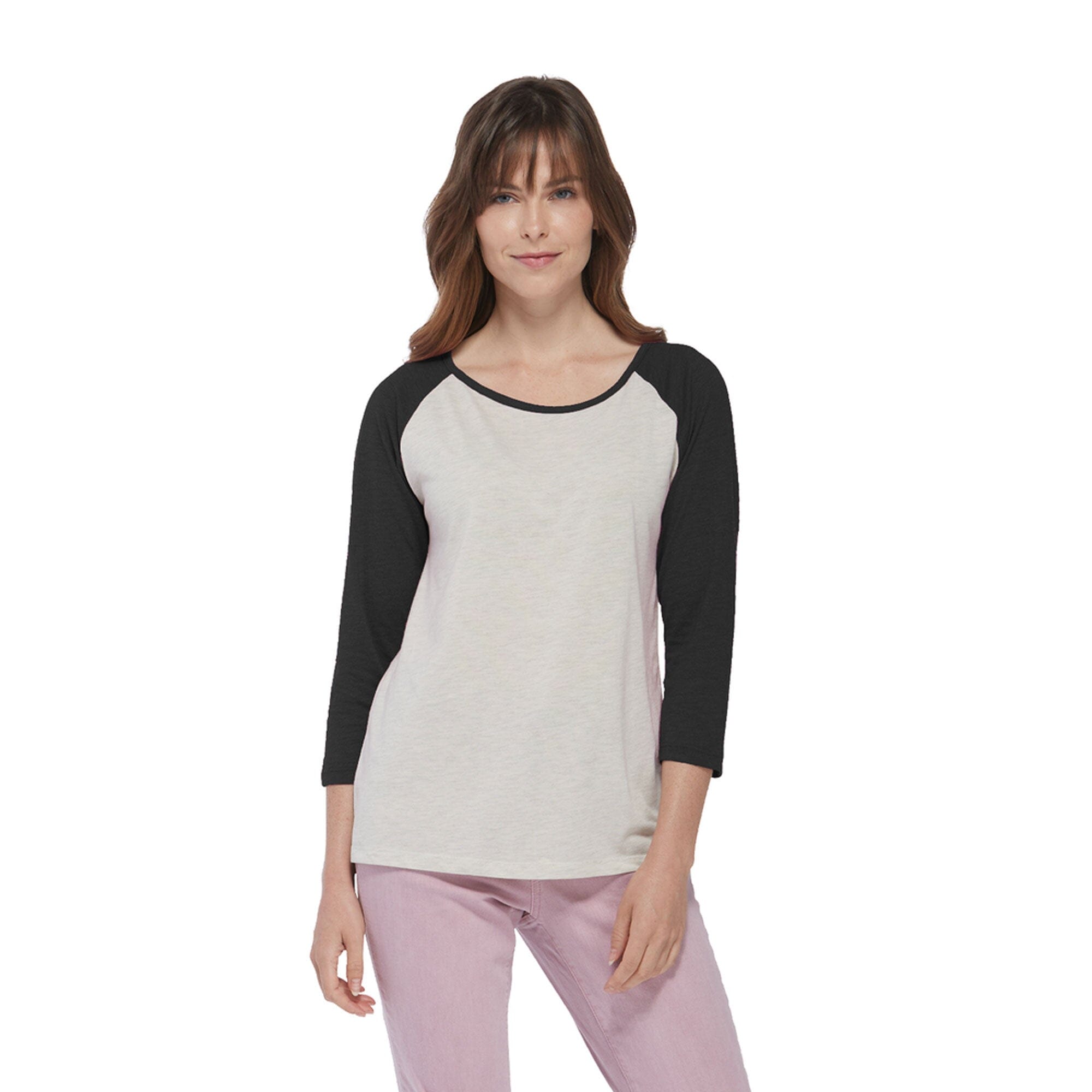 Platinum Women's Contrast Sleeves Minor Fault Summer Tee Shirt Minor Fault IST 