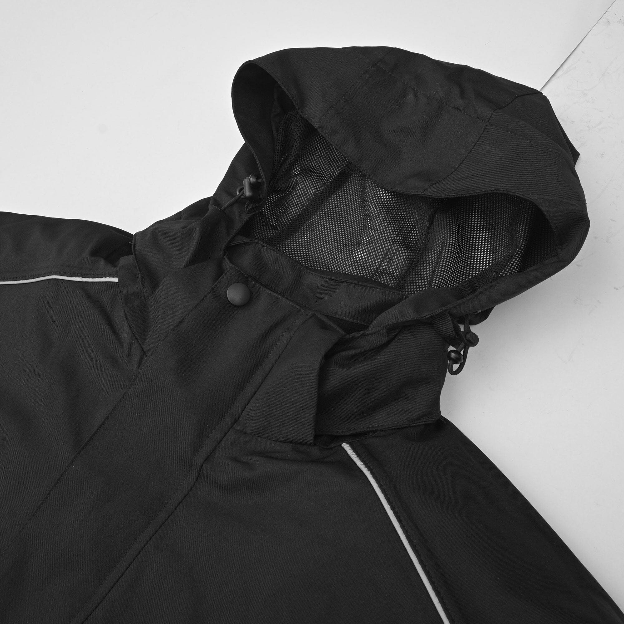 Men's Fire Back Reflective Piping Hooded Jacket Men's Jacket Image 