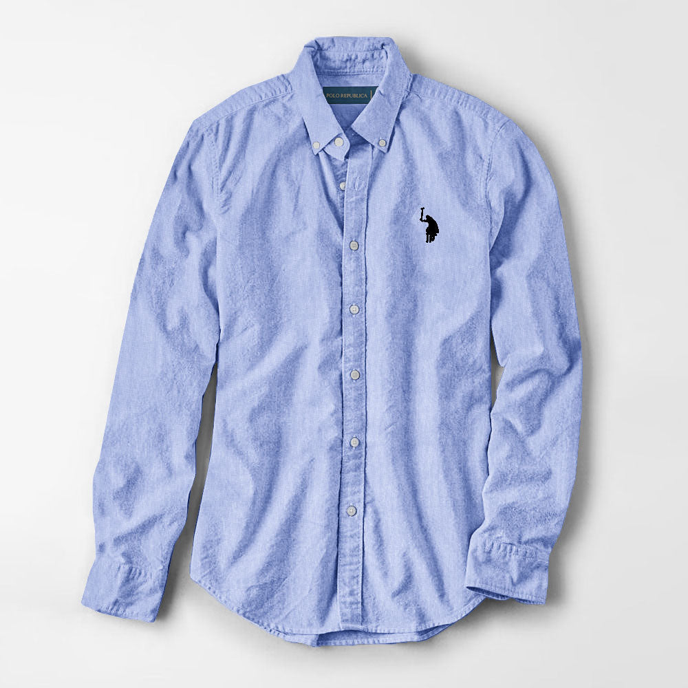 Polo Republica Men's Premium Pony Embroidered Plain Casual Shirt I