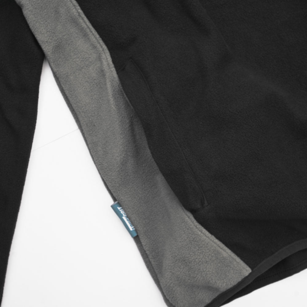 Tough Grit Contrast Panel Quarter Zipper Minor Fault Fleece Sweat Shirt Minor Fault Image 