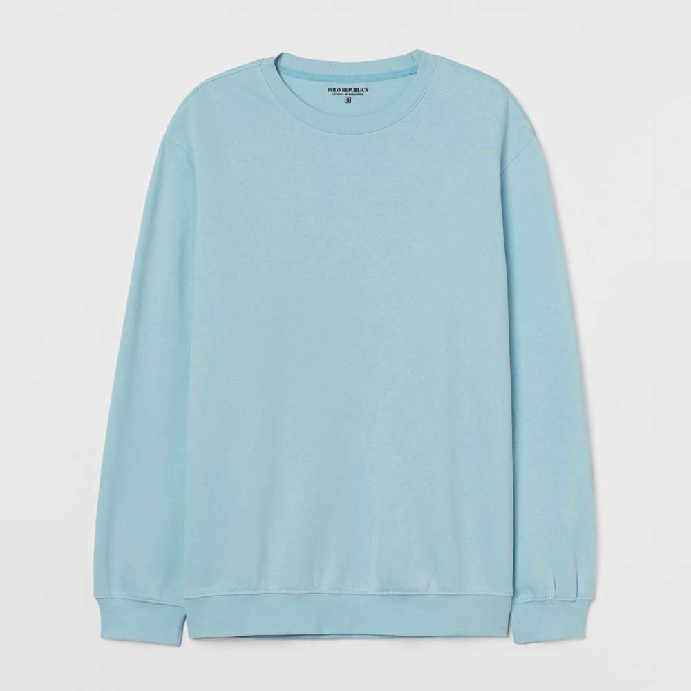 Polo Republica Men's Astrakhan Fleece Minor Fault Sweat Shirt Minor Fault Polo Republica Sky S 