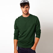 Kitrose Sweat Shirt Men's Sweat Shirt Image Bottle Green 3XL 