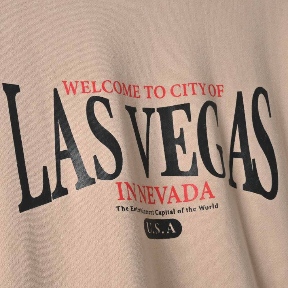 Polo Republica Men's Las Vegas Printed Minor Fault Terry Sweat Shirt Minor Fault Polo Republica 