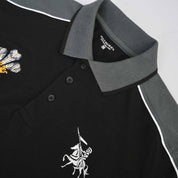 Polo Republica Men's Horse & Feather 8 Embroidered Contrast Panels Polo Shirt Men's Polo Shirt Polo Republica 
