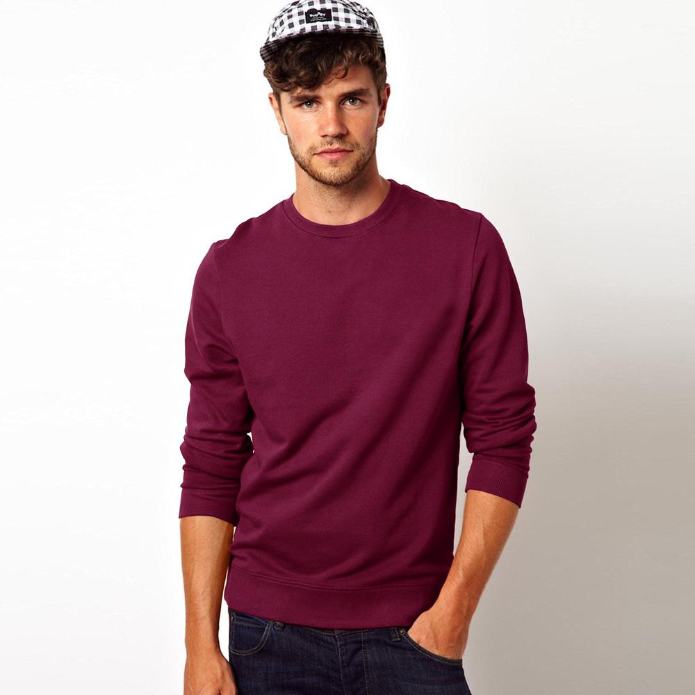 Kitrose Sweat Shirt Men's Sweat Shirt Image Burgundy L 