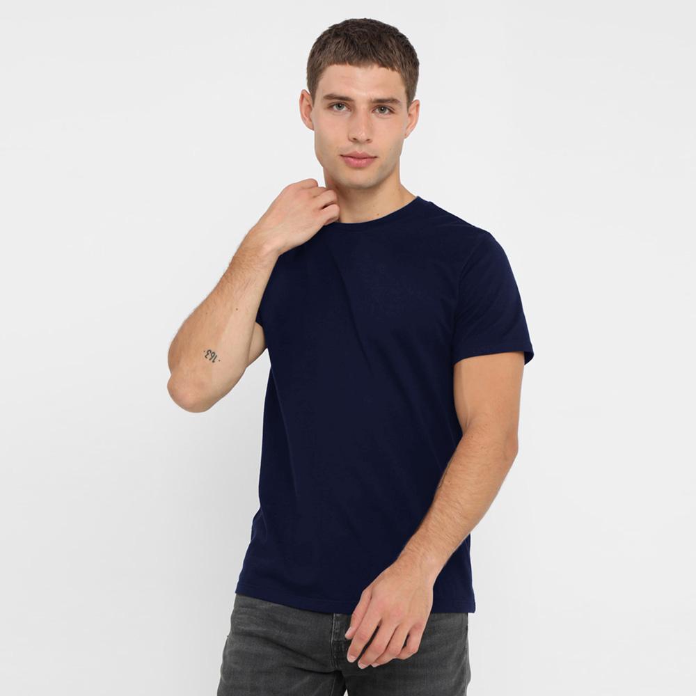 Atva Jadida Men's Tee Shirt B Quality Image Navy XS 