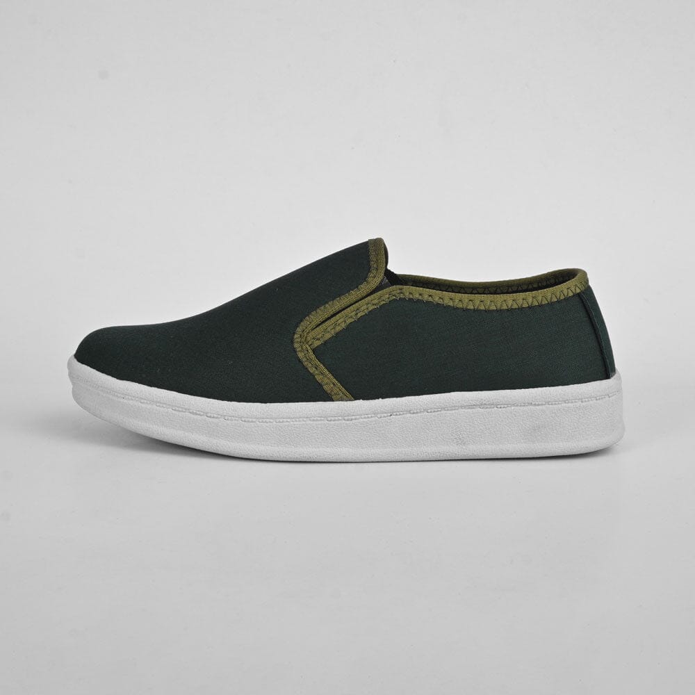 FSS Men's Zhutphen Slip On Sneaker Shoes Men's Shoes SNAN Traders Bottle Green EUR 39 