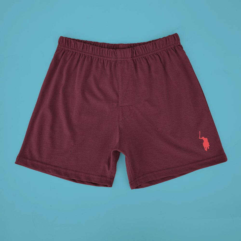Polo Republica Signature Minor Fault Boxer Shorts Minor Fault Polo Republica Burgundy Pony S 