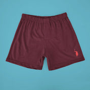 Polo Republica Signature Minor Fault Boxer Shorts Minor Fault Polo Republica Burgundy Pony S 