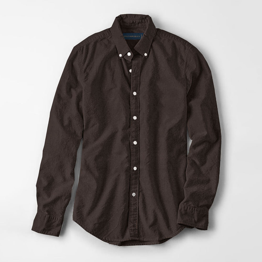 Polo Republica Men's Brandeta Minor Fault Casual Shirt Minor Fault Polo Republica Chocolate S 
