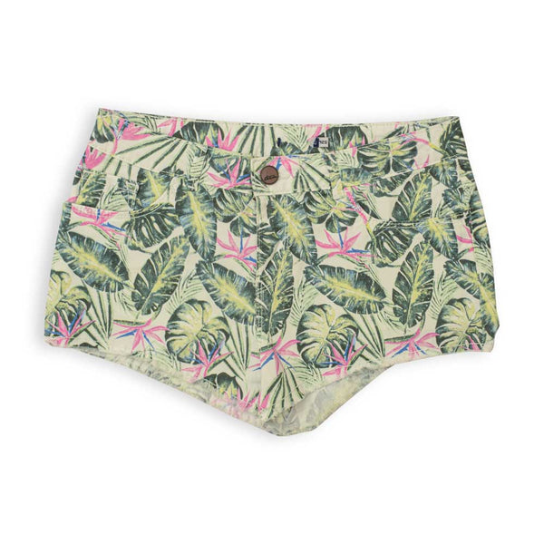 Girl's Rain Forest Printed Denim Shorts