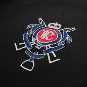 Polo Republica Men's Double Pony & Crest Embroidered Raglan Sleeve Tee Shirt Men's Tee Shirt Polo Republica 