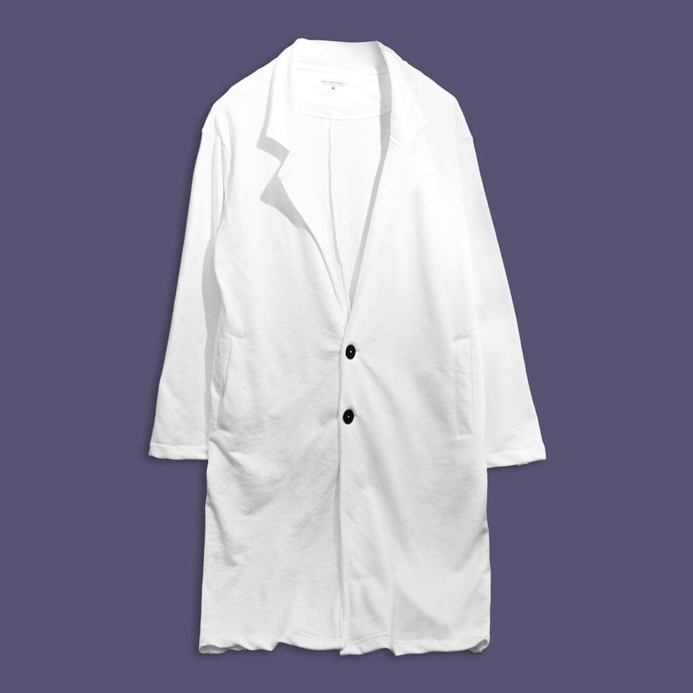 Polo Republica Men's Isabella Minor Fault Terry Long Coat Minor Fault Polo Republica White XS 