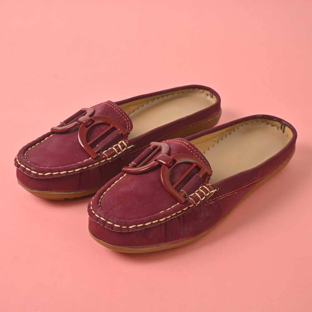 Women's DD Style Open Back Moccasin Shoes Women's Shoes SNAN Traders 