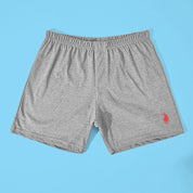 Polo Republica Signature Minor Fault Boxer Shorts Minor Fault Polo Republica Heather Grey Pony S 