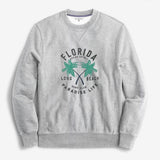 Polo Republica Men's Florida Printed Minor Fault Fleece Sweat Shirt