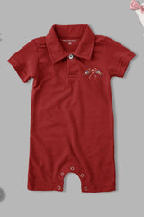 Polo Republica Double Pony Short Sleeve Baby Romper