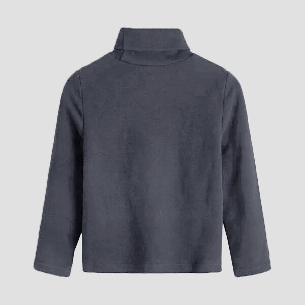 Polo Republica Kid's High Turtle Neck Minor Fault Sweat Shirt Minor Fault Polo Republica Slate Grey 2-3 Years 