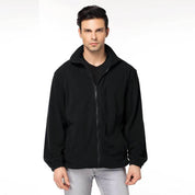 Beliton Polar Fleece Jacket Men's Jacket Image Black 7XL 