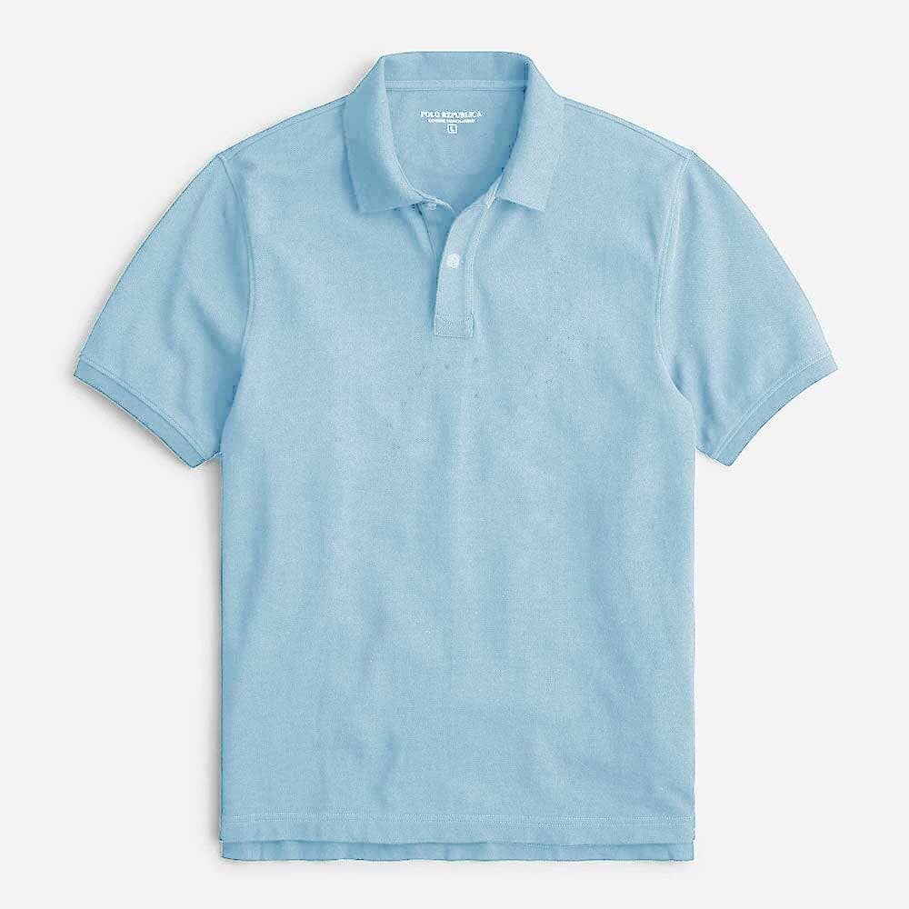 Polo Republica Men's Lecce Short Sleeve Minor Fault Polo Shirt Minor Fault Polo Republica Sky S 