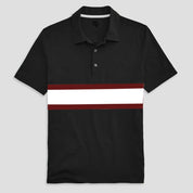 Poler Men's Marseille Contrast Polo Shirt Men's Polo Shirt IBT Black & White S 