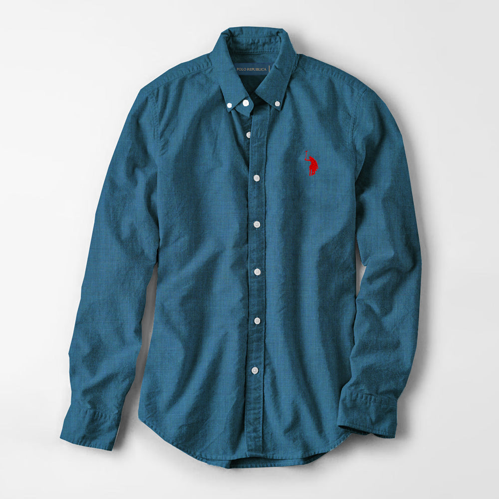 Polo Republica Men's Brandeta Minor Fault Casual Shirt Minor Fault Polo Republica Zinc S 