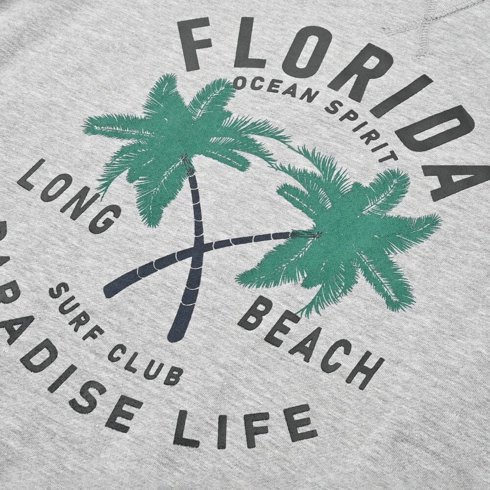 Polo Republica Men's Florida Printed Minor Fault Fleece Sweat Shirt Minor Fault Polo Republica 