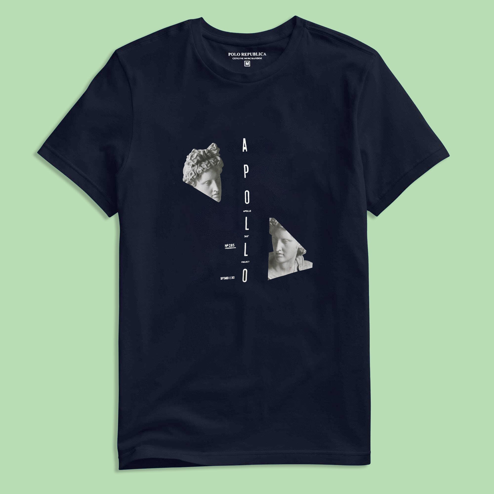 Polo Republica Men's Apollo Printed Short Sleeve Tee Shirt Men's Tee Shirt Polo Republica 