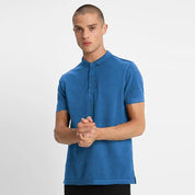Men's Yalvac Minor Fault Pique Polo Shirt Minor Fault Image Sky Blue S 