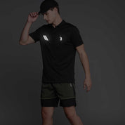 Polo Republica Men's Pony Stripes Printed Activewear Polo Shirt Men's Polo Shirt Polo Republica 