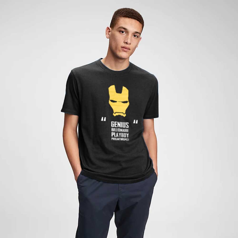 RichMan Genius Billionaire Playboy Printed Tee Shirt Men's Tee Shirt ASE 