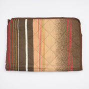 Fridge Cover Made By Dual Layer Cotton Polyster Filling Quilted Fabric Washable Stuff Home Decor FGT Beige & Brown Medium 