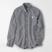 Polo Republica Men's Brandeta Minor Fault Casual Shirt Minor Fault Polo Republica Grey Marl S 