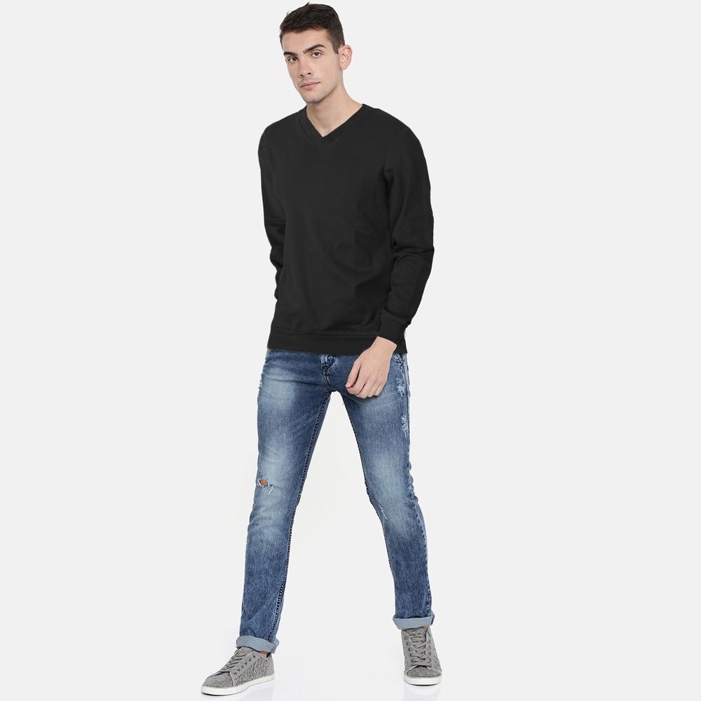 Polo Republica Men's Long Sleeve Minor Fault Nobitu Sweat Shirt Minor Fault Polo Republica Black M 