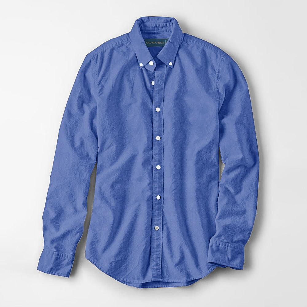 Polo Republica Men's Brandeta Minor Fault Casual Shirt Minor Fault Polo Republica Blue S 