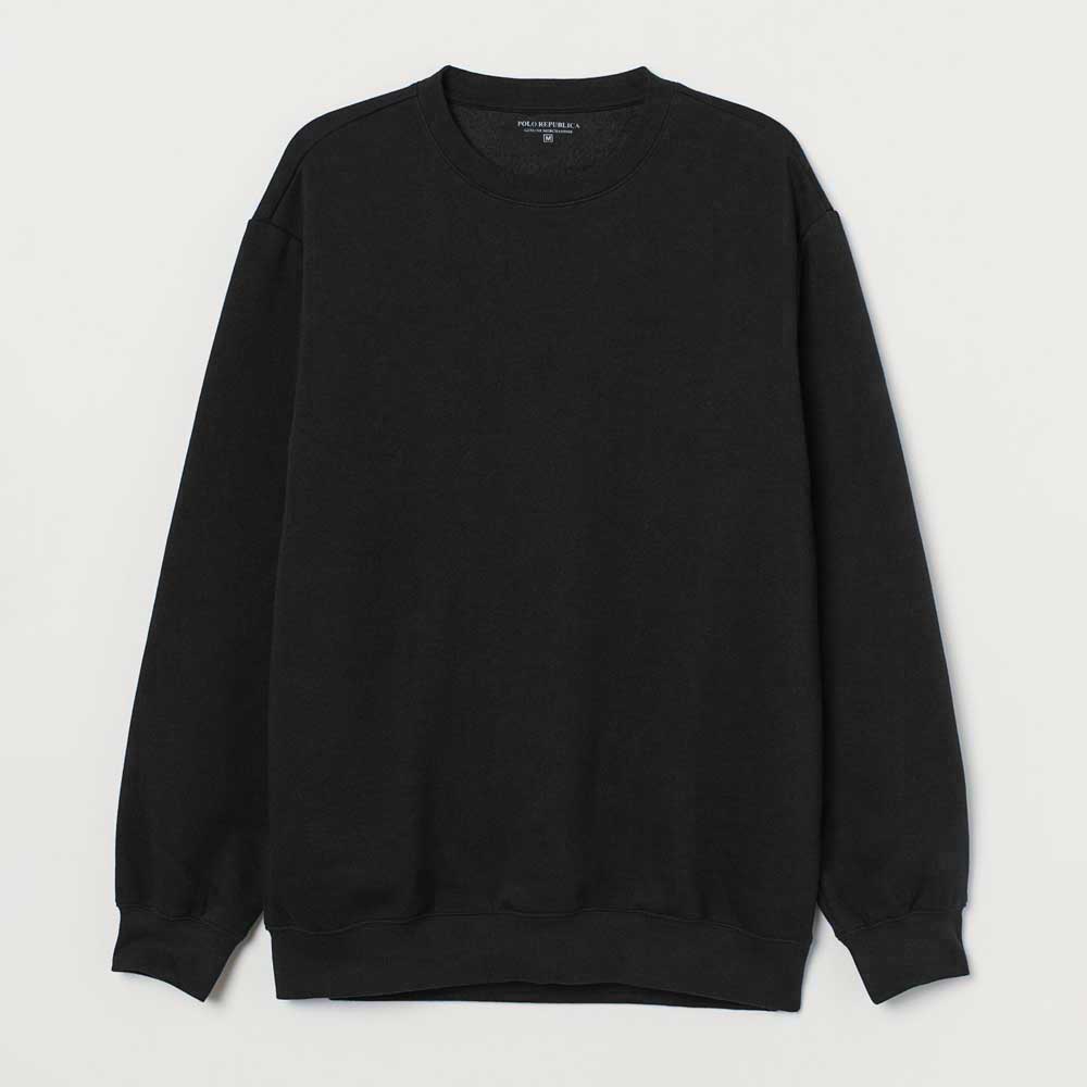 Polo Republica Men's Voronezh Terry Sweat Shirt Men's Sweat Shirt Polo Republica Black S 